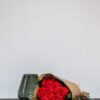 Rød Evighedsrose Buket