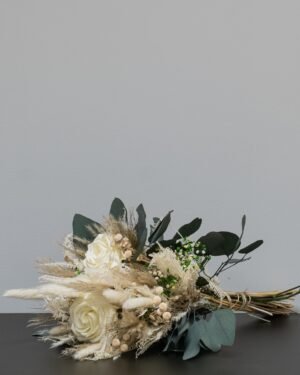 Evig Romantik - Brudebuket med evighedsblomster - Billede 5
