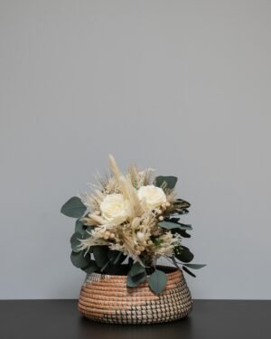 Evig Romantik - Brudebuket med evighedsblomster - Billede 4
