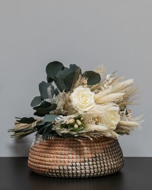 Evig Romantik - Brudebuket med evighedsblomster - Billede 3