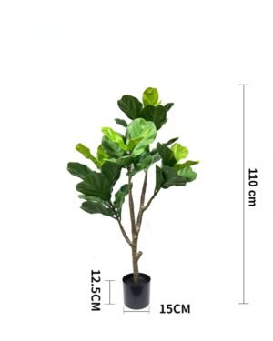 Eksklusiv Kunstig Fiolfikus (Violinfigen) i Potte – Naturtro (110/150 cm) - Billede 3